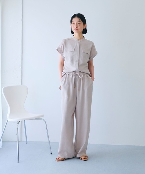 CROSS FUNCTION（クロスファンクション） ワイドパンツ パンツ 「シワ