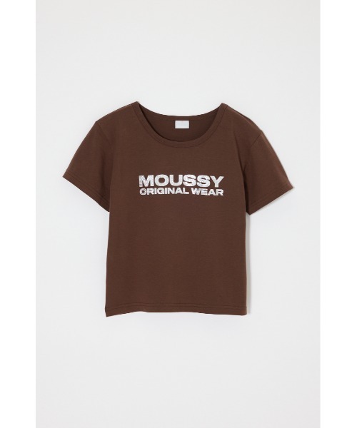 MOUSSY（マウジー） tシャツ 「ZOZO・一部店舗限定」RHINESTONE MOUSSY