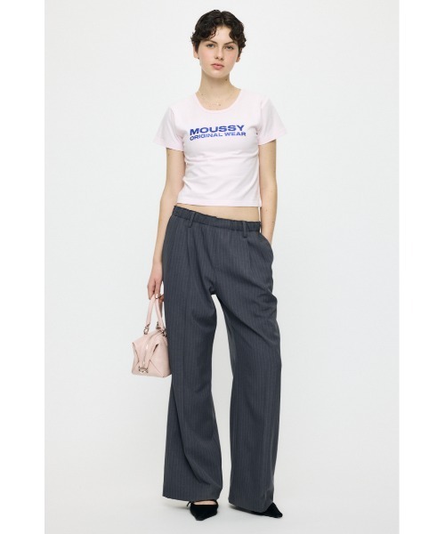 moussy ご成約❤️ MOUSSY（マウジー） tシャツ 「ZOZO・一部店舗限定」RHINESTONE MOUSSY