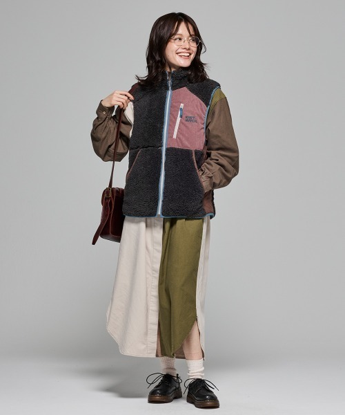 「KRIFF MAYER Lady's Collection」 ベスト LARGE グレー レディース_画像6