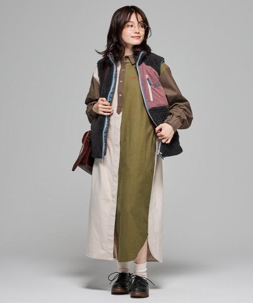 「KRIFF MAYER Lady's Collection」 ベスト LARGE グレー レディース_画像8