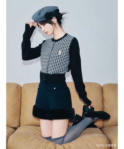 「LILY BROWN」 ショートパンツ 0 ブラック レディース_2