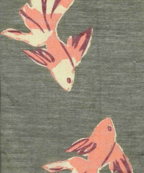 Paul Smith ストール　コイハワイアン Paul Smith（ポール・スミス） ストール マフラー “La Peche” プリント
