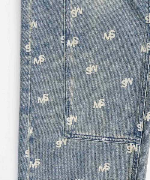 「MAISON SPECIAL」 デニムパンツ 36 ブラウン レディースの画像