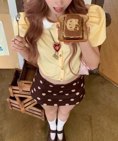 Sibra（シブラ） スカート 夏 ドット柄ミニスカート : ZOZOTOWN Yahoo