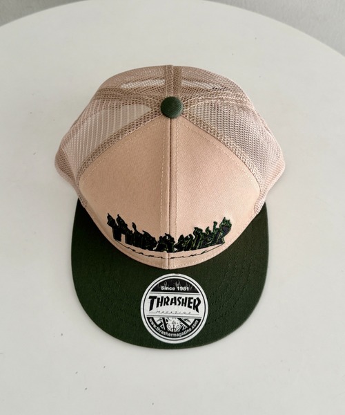 THRASHER（スラッシャー） メッシュキャップ キャップ 帽子 フレイム
