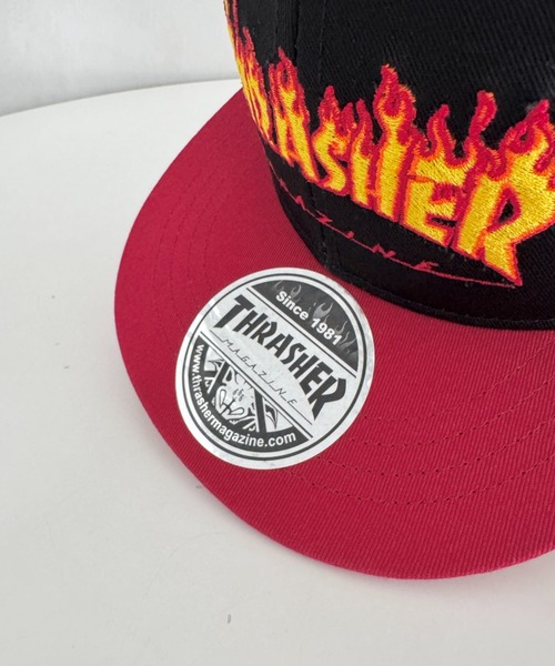 THRASHER（スラッシャー） メッシュキャップ キャップ 帽子 フレイム