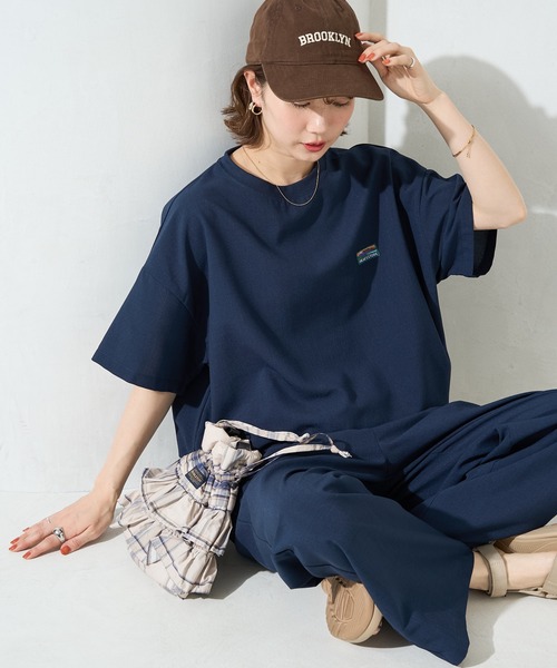 tシャツ 限定展開　「UVカット・接触冷感・吸水速乾」AiRide(エアライド) 半袖 TEE セットアップ レディースの画像