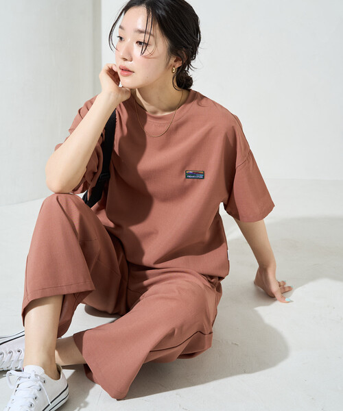tシャツ 限定展開　「UVカット・接触冷感・吸水速乾」AiRide(エアライド) 半袖 TEE セットアップ レディースの画像
