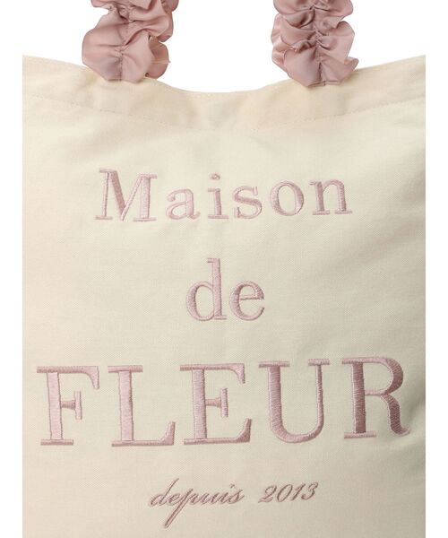 「Maison de FLEUR」 トートバッグ FREE ピンクベージュ レディース_画像2