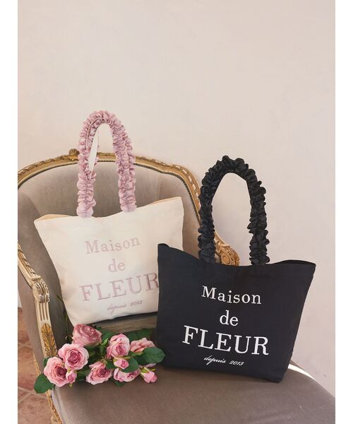 「Maison de FLEUR」 トートバッグ FREE ピンクベージュ レディース_画像5