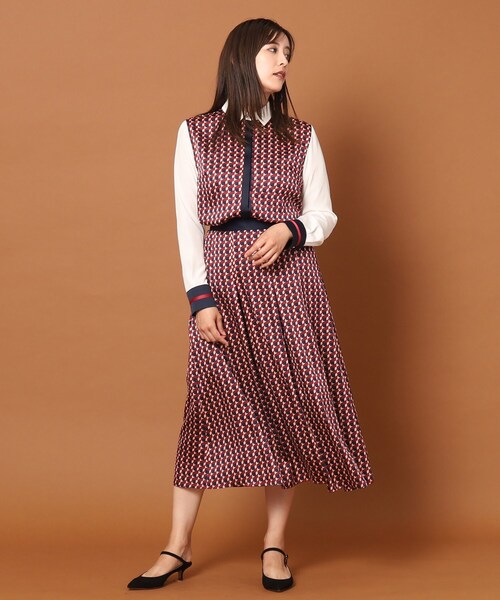 「DRESSTERIOR」 フレアスカート 38 グリーン レディース_画像2