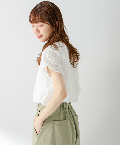 URBAN RESEARCH Sonny Label 半袖ブラウス FREE パープル レディース