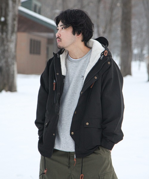 「ZIP FIVE」 マウンテンパーカー MEDIUM ブラック メンズ_画像4