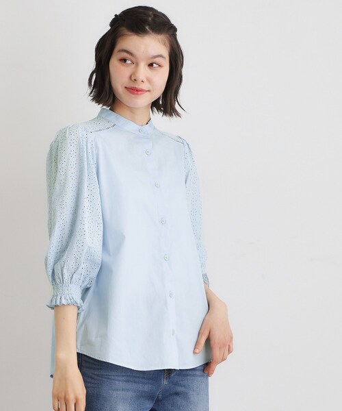 LAURA ASHLEY（ローラアシュレイ） ブラウス シャツ 「コットン100 
