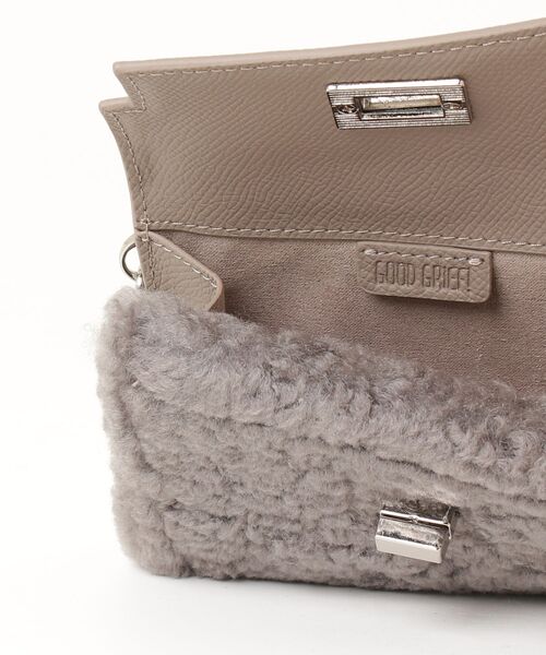 「GOOD GRIEF」 BOA COMPACT CASE - ブラウン レディース_画像4