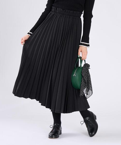 「To b. by agnes b.」 プリーツスカート 36 ブラック レディース_画像2