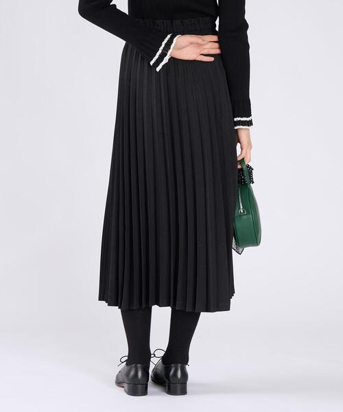 「To b. by agnes b.」 プリーツスカート 36 ブラック レディース_画像4