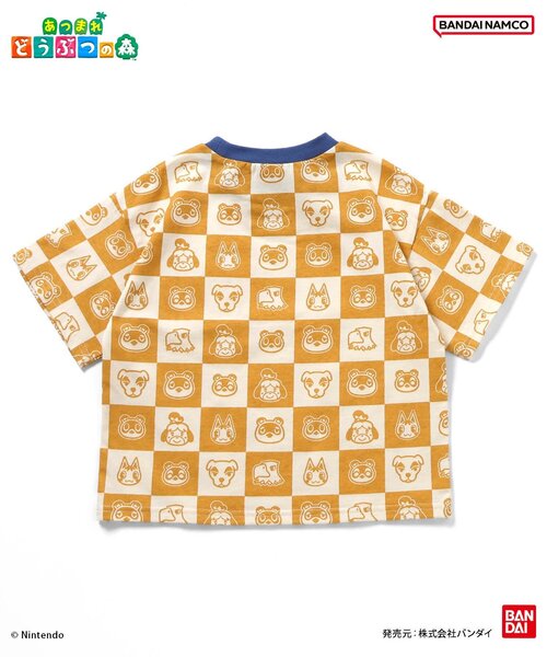 BREEZE（ブリーズ） tシャツ あつまれ どうぶつの森 総柄ポケットT