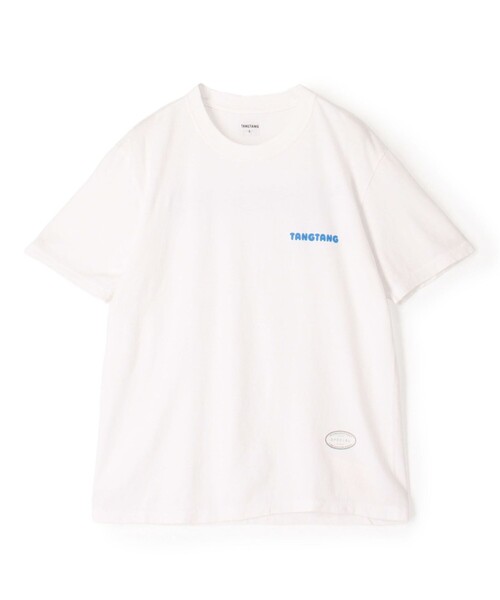TANG TANG（タンタン） tシャツ 半袖 コットン ロゴ プルオーバー