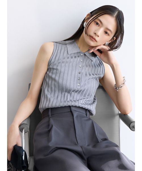 Mila Owen(ミラオーウェン) ポロシャツ ポロ 「ウォッシャブル Mila Owen(ミラオーウェン) ポロシャツ ポロ 「ウォッシャブル