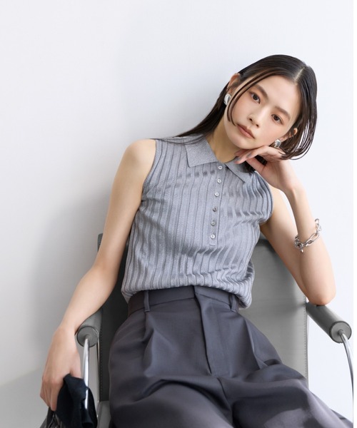 Mila Owen（ミラオーウェン） ポロシャツ ポロ 「ウォッシャブル