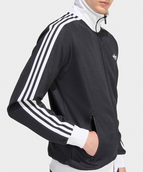  黒 ストライプジャージ adidas（アディダス） ジャージ ORI CLASSIC TRACK TOP クラシック
