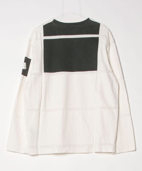 MONCLER（モンクレール） 長袖Tシャツ L ホワイト メンズ : ZOZOTOWN