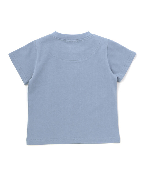 ベビー ゾウプリント天竺半袖Tシャツ+サイドポケットハーフパンツセット(80~90cm)_7