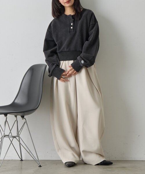 「goocy」 パンツ FREE アイボリー レディース_画像4