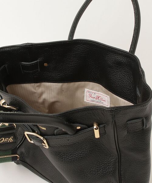 「YOUNG&OLSEN The DRYGOODS STORE」 ワンポイント2WAYバッグ - ブラック レディース_画像4