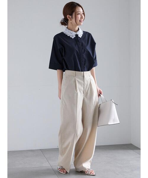 「Te chichi」 半袖ブラウス F サックスブルー レディース_画像7