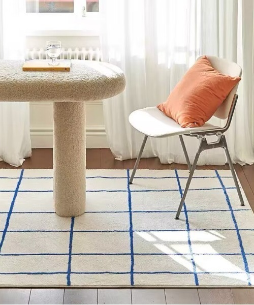 ラグ ラグマット 「120×180cm」チェック柄ラグマット : ZOZOTOWN Yahoo