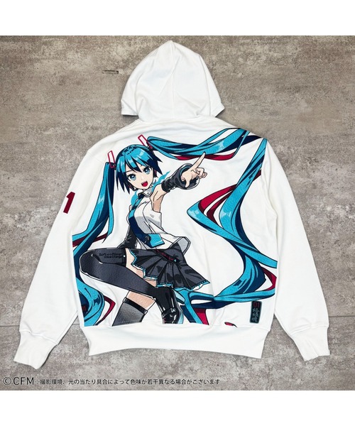 パーカー 「HATSUNE MIKU /初音ミク」ミクバクオンパーカー「Z」 メンズ レディース