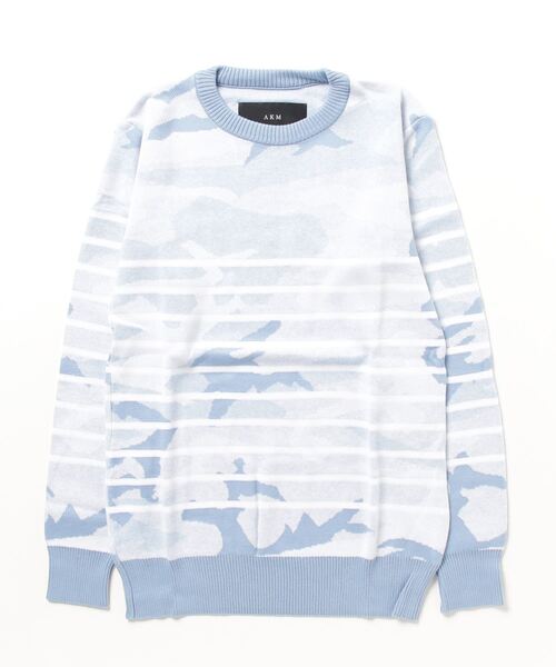 ニット CAMO BORDER CREW
