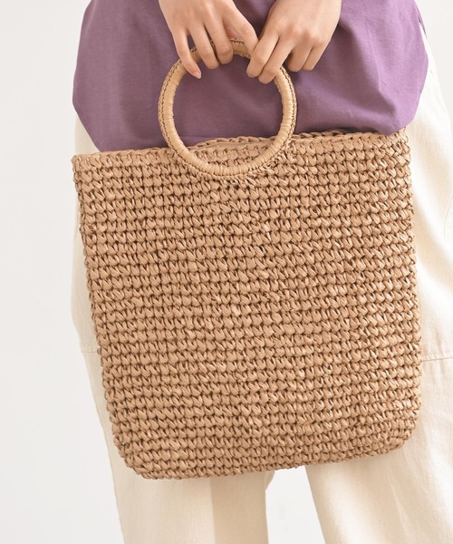 バッグ カゴバッグ サークルハンドルカゴBAG