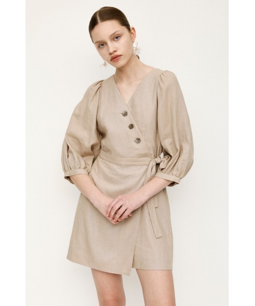 ワンピース Puff Sleeve Linen リネンワンピース Zozotown Paypayモール店 通販 Paypayモール