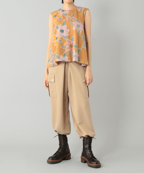 tシャツ モザイクジャガードフレアトップ レディース GRACE CONTINENTAL tシャツ モザイクジャガードフレアトップ