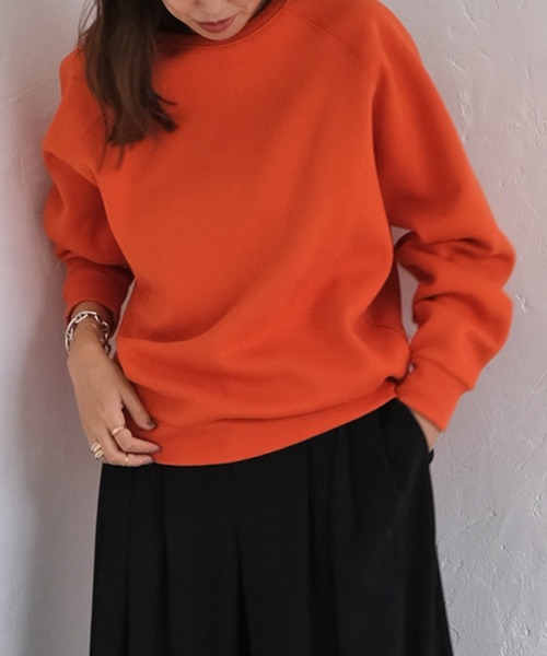 AKTE（アクテ） トレーナー スウェット ラグランスリーブスウェット