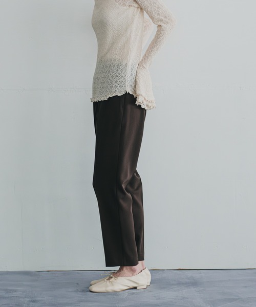 WHYTO（ホワイト） パンツ 「WHYTO. / ホワイト」CENTER PRESS TROUSER
