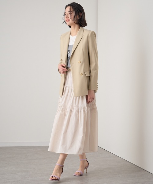 ANAYI ジャケット テーラードジャケット オックスストレッチ