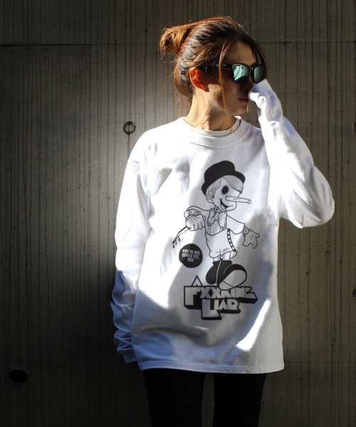 [ ] バーシティノベルティTシャツ NISHIMONAI BON DANCE H/S TEE - 【MODERATE GENERALLY