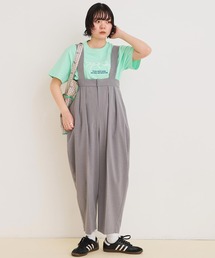 AMIE タックパンツサロペット I am in fact サロペット オーバーオール _BON BON タック