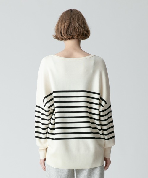 allureville / アルアバイル ウールボーダーチュニック ウールボーダーチュニック|allureville OFFICIAL SITE / ONLINE