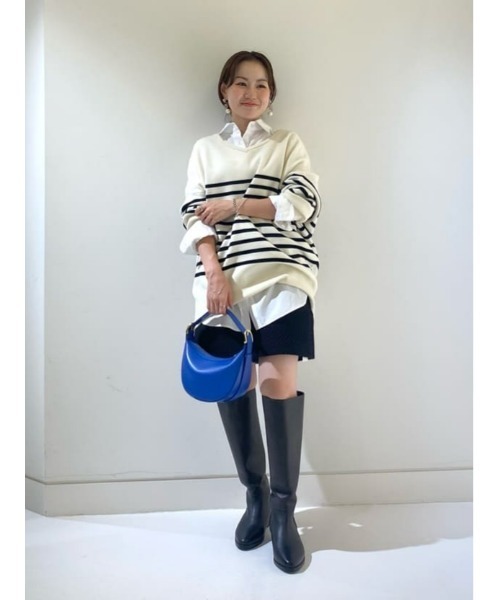 allureville / アルアバイル ウールボーダーチュニック ウールボーダーチュニック|allureville OFFICIAL SITE / ONLINE