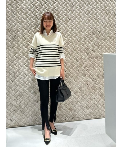 allureville / アルアバイル ウールボーダーチュニック ウールボーダーチュニック|allureville OFFICIAL SITE / ONLINE