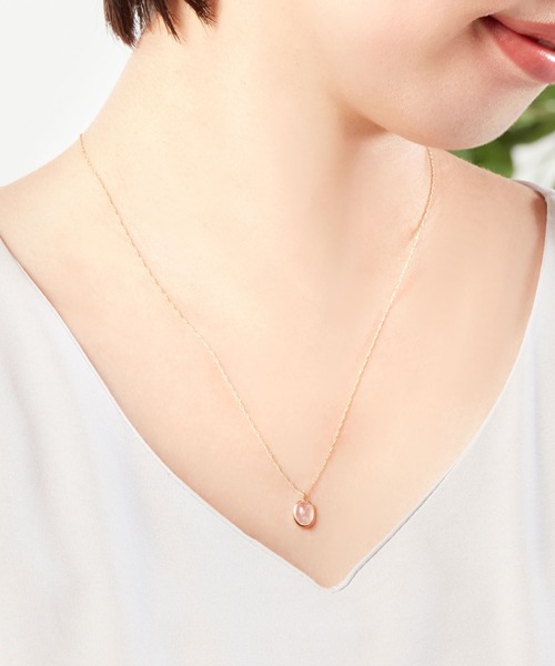 va vendome aoyama ネックレス K10YG モルガナイト ネックレス 