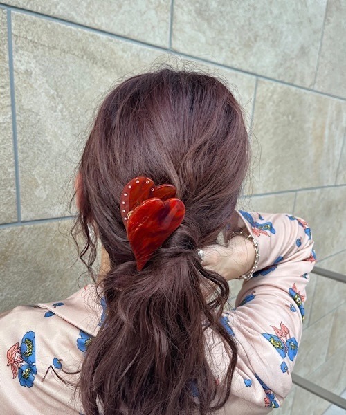 ユキエモン♡ヘアクリップ TONE ヘアクリップ 「KuKuLu TOKYO」Heart hair clips