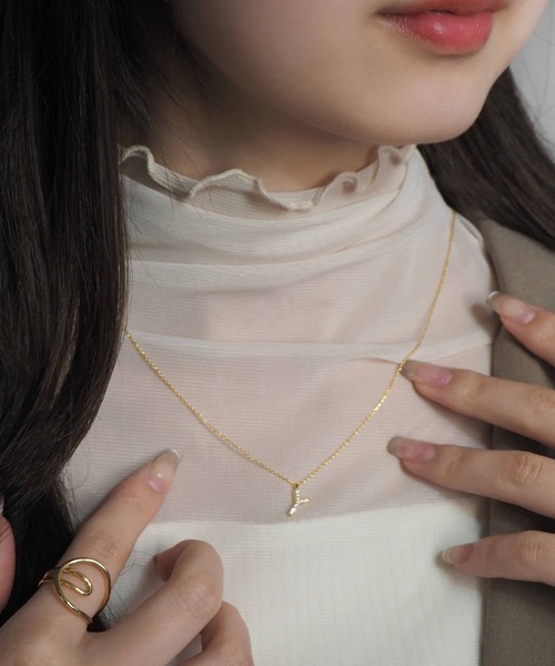 CASUCA イニシャルネックレス　M オーダー品】イニシャルネックレス M（AGBN001740_M