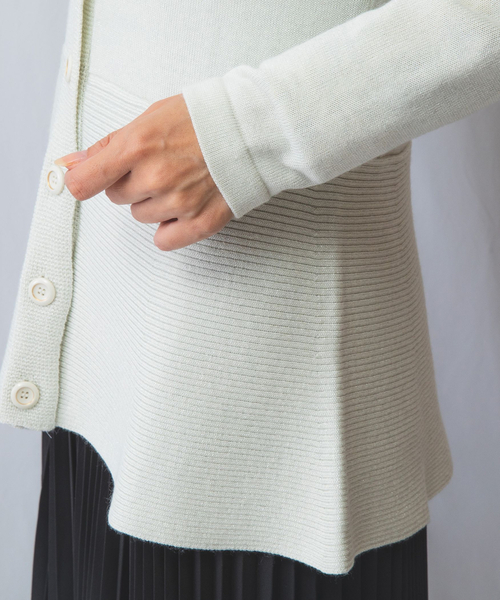 【NARACAMICIE】ラメペプラムカーディガン NARACAMICIE｜ラメペプラムカーディガン | Rakuten Fashion(楽天